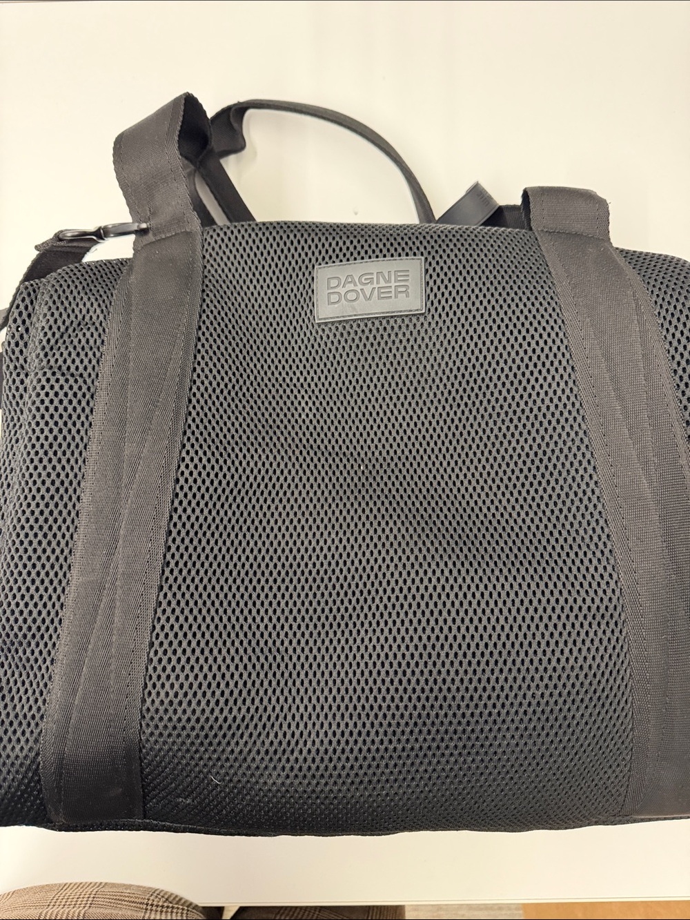 Dagne Dover Black Men's Mesh Backpack